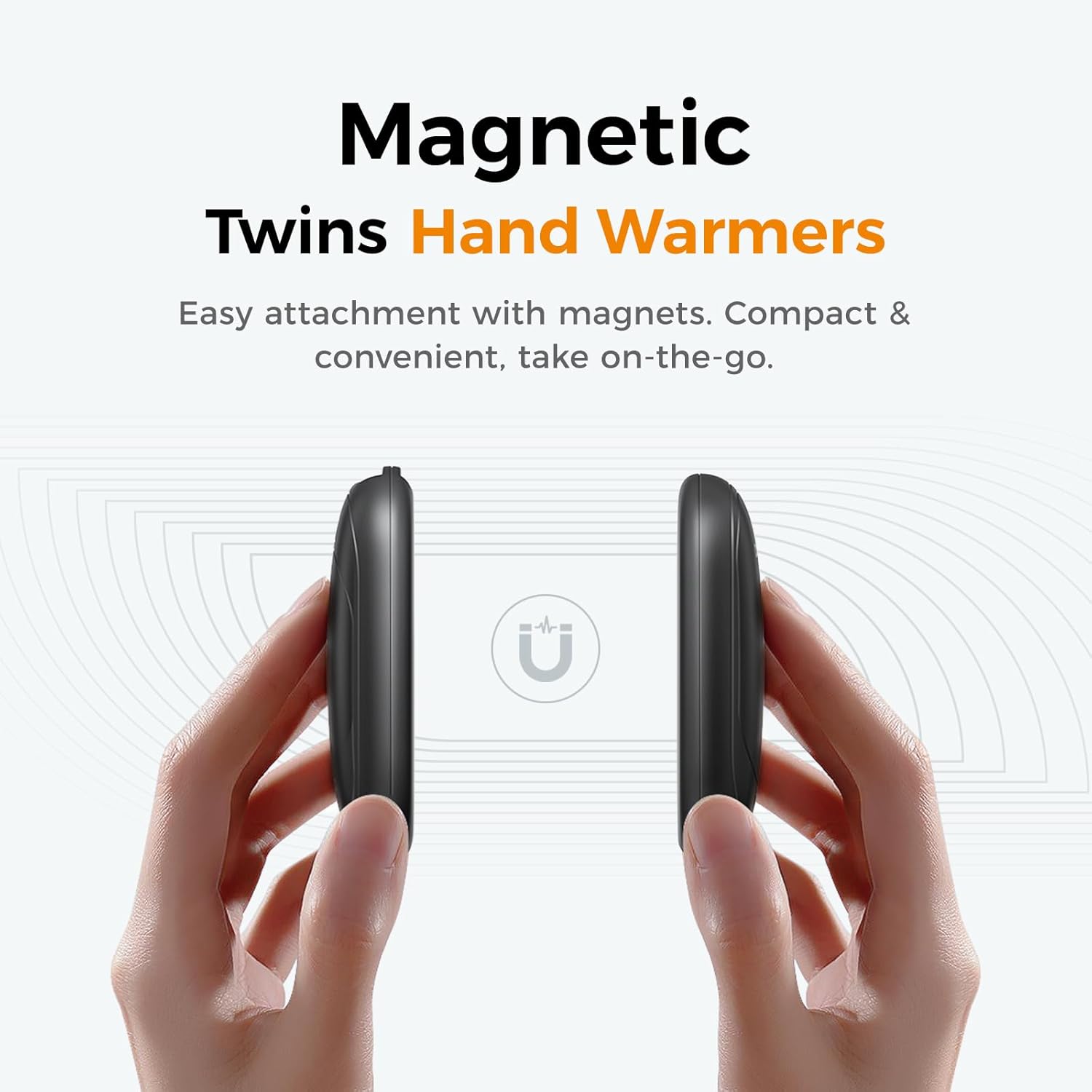 OCOOPA Magnetic Hand Warmers Rechargeable 2 Pack, Electric Handwarmers